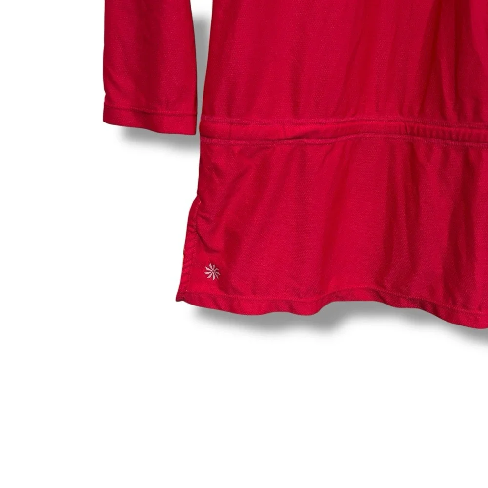 ATHLETA Grenada Wick-It Swim Cover-Up Long Sleeve Top Pink Size XS‎ 17 x 30
